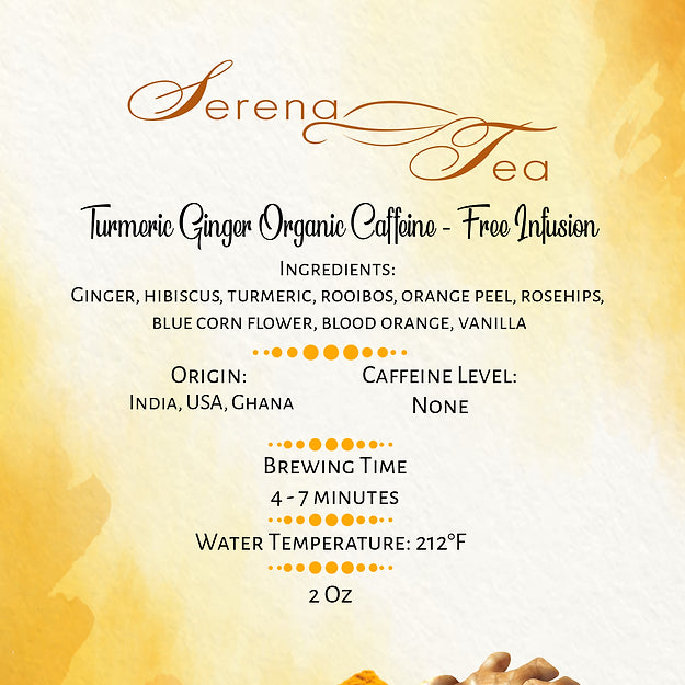 Turmeric Ginger Organic Caffeine-Free Infusion Tea